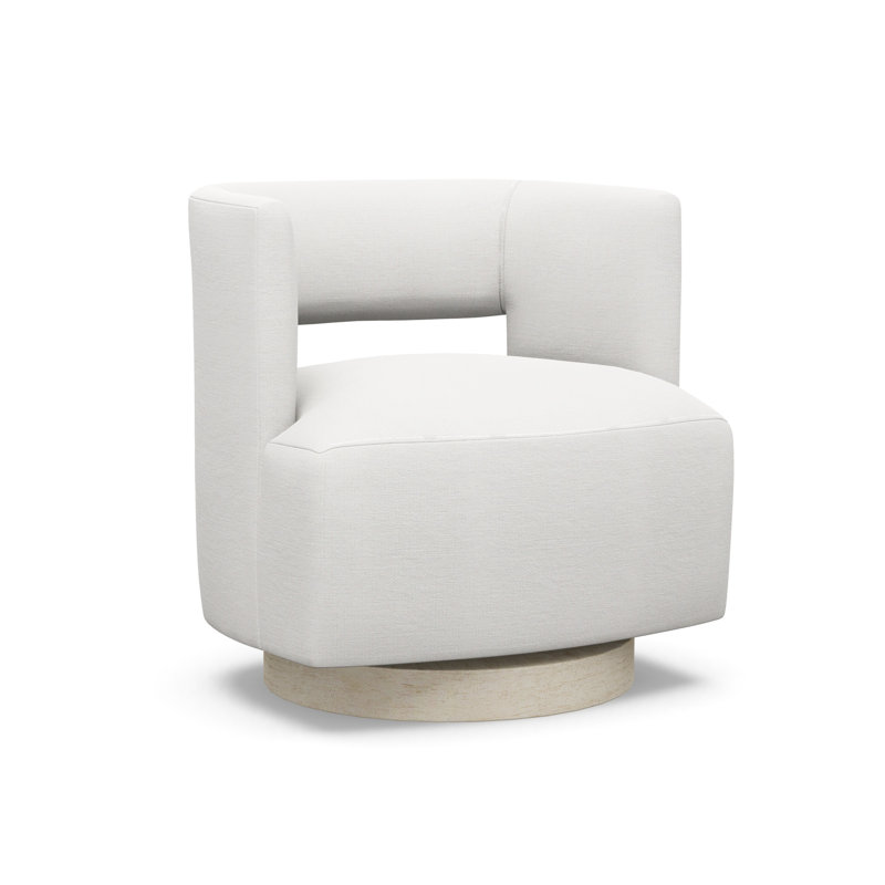 Crystle Swivel Barrel Chair, Sandstone, 5246-99