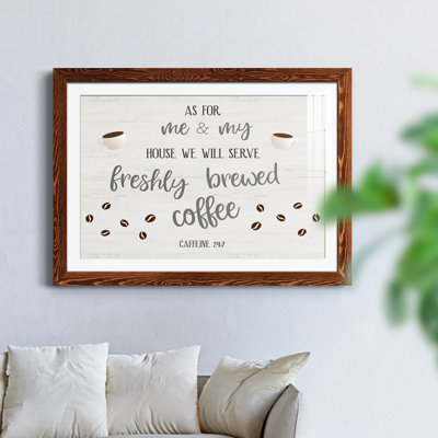 " Freshly Brewed Coffee "