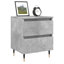 Solley 40cm W Iron Bedside Table-951472522-984983210