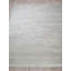 Velutto Modern Handmade Silky Nylon, Light Silver Area Rug-1707658857