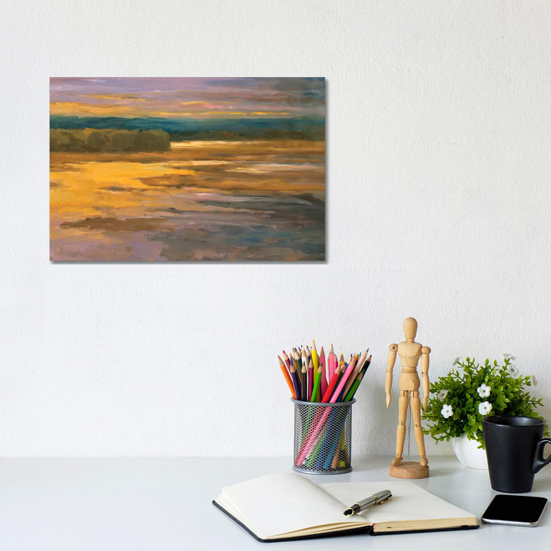 Peaceful II by Allayn Stevens - Wrapped Canvas Painting, 20.32 cm H x 30.48 cm W