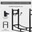 Herwiga 33'' W Wood Log Rack
