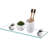 Azemine Bathroom Glass Floating Shelf Tempered Glass Rectangular Extra Wall Mount-2051990268-2051990270