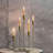 5-Candle Cast Iron Metal Candelabra Candlestick Holders