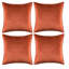 Ensemble de 4 housses de coussin en velours-118135160-118135173