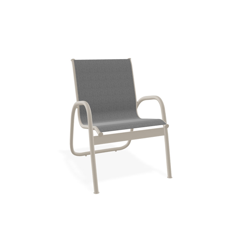 Fauteuil de patio Gardenella, Titane Sunbrella®, Désert texturé