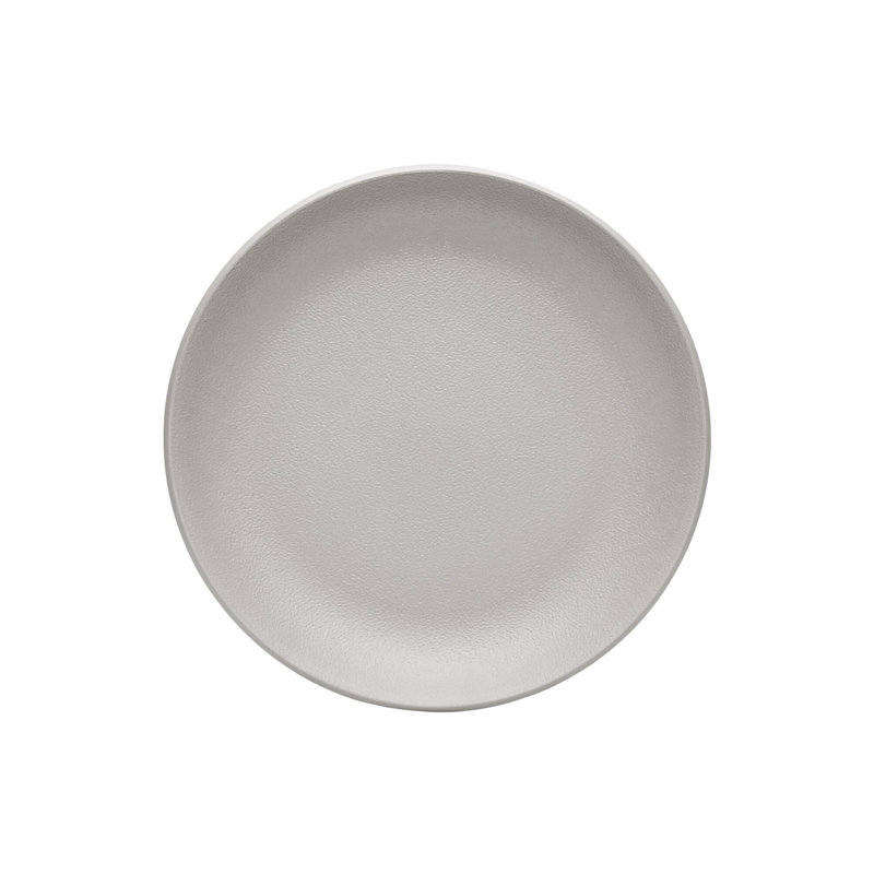 Assiette plate Trama, Gris foncé