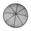 Harbour Housewares - 72.5cm Fire Pit Spark Guard - Mesh Dome with Handle