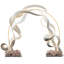 280cm W x 60cm D Steel Arbour in Gold