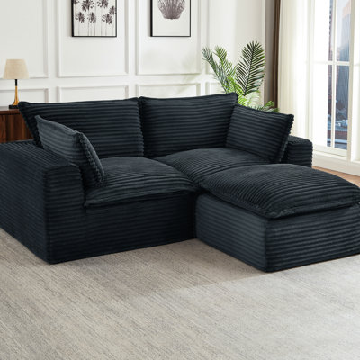 Canapés Cloud Comfort, velours côtelé durable, modulaire moderne pour la maison