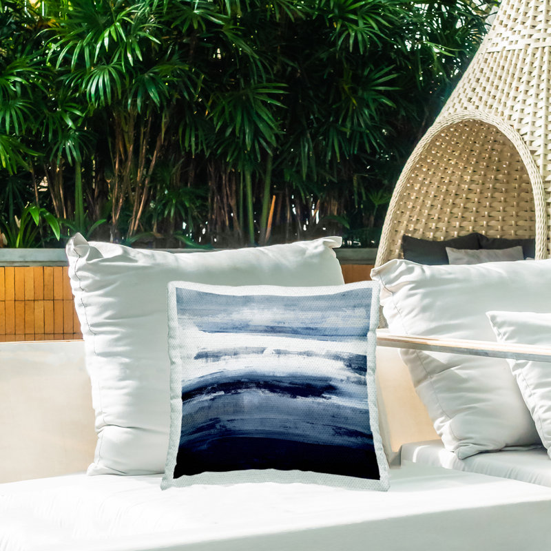 Abstract Outdoor Throw Pillow