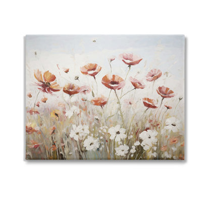 «Dynamic Poppy Meadow», art mural sur toile par Ramona Murdock