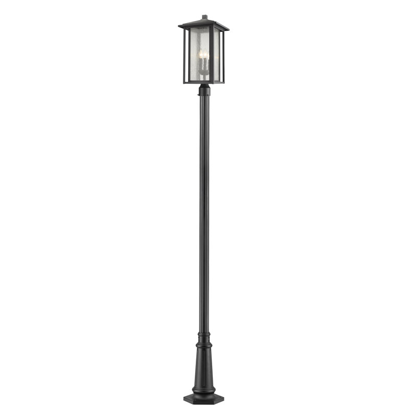 Iwan Lamp Post (Full), Black, 118.44" H x 12.38" W x 11" D