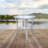 Bonia Wicker Rattan Side Table With Built-In Glass-1470696222