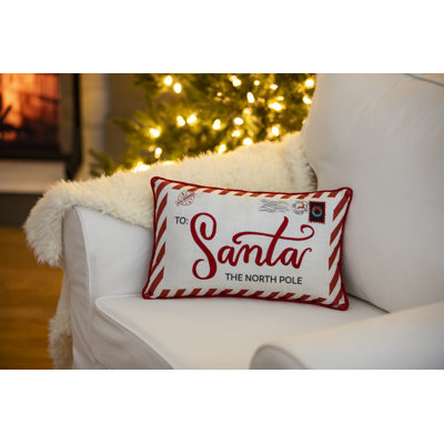 Coussin 16 "x 10" North Pole And Co.