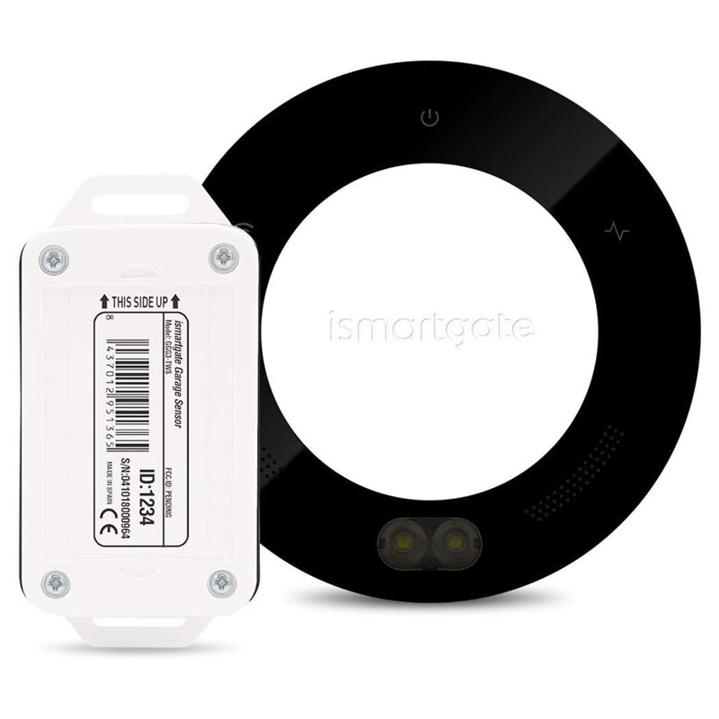 Ismartgate Smart Wi Fi Controlled Pro Garage Door Opener W/ Wireless Tilt Sensor, Black