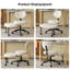 Chaise de bureau, chaise pivotante avec dossier-759669364