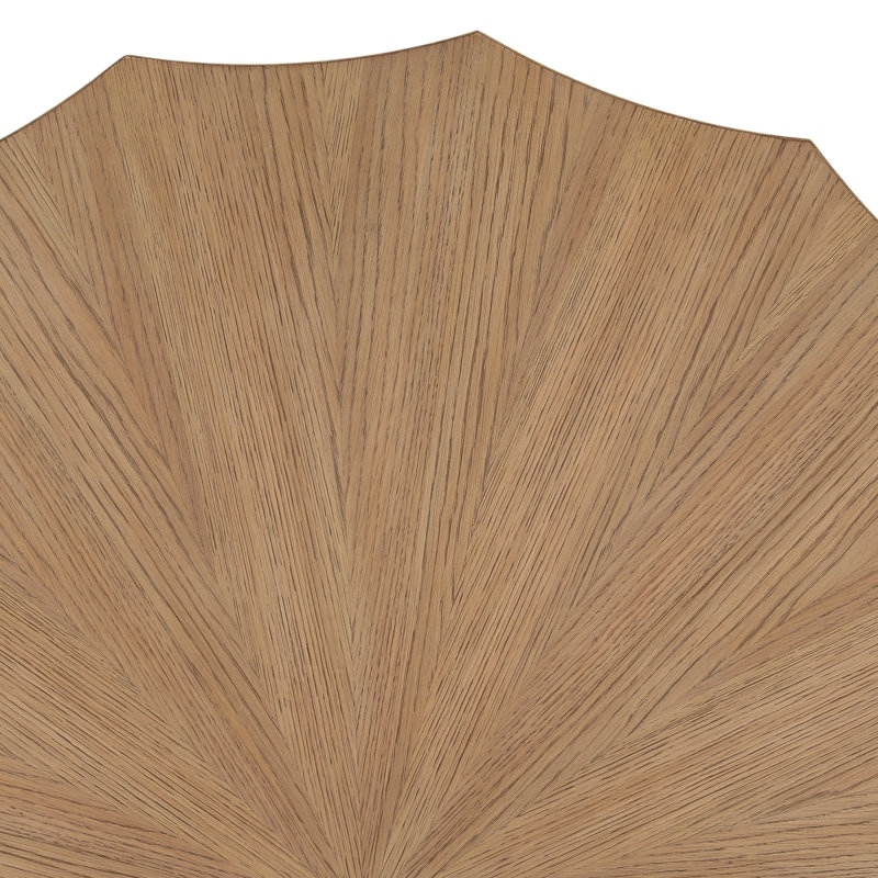 Table basse Tamsin, bois d'hévéa, naturel