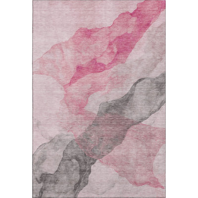 Premium Machine Washable Mayfield AMF2109 Abstract Rug