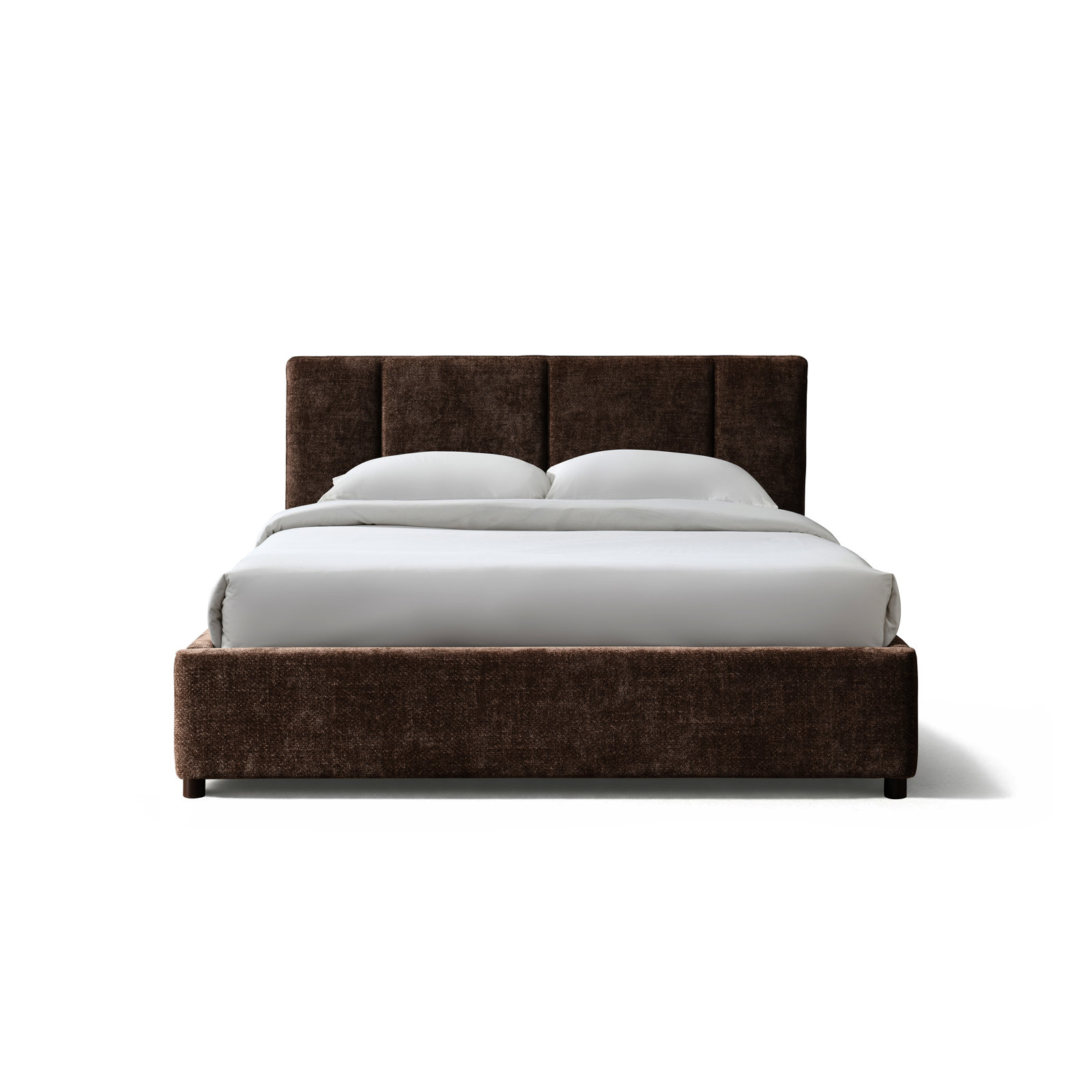 Ruthie Upholstered Bed, Queen, Brown