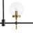 Mid-Century 5-Light Clear Glass Linear Chandelier