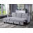 Nova 82.5" Light Gray Velvet Reversible Sleeper Sectional Sofa With Storage Chaise-822586776