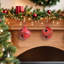 Ornements de cloche de Noël rétro, décorations de boule de Noël en métal rustique de 5,12 pouces pour les fêtes-1543324281