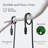 Ambience Pro 27 ft. Solar Outdoor Patio LED String Lights with 12 Soft White S14 Edison Bulbs, Weatherproof
