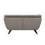 Élégante toile de lin brune avec assise et structure en bois confortable et stable