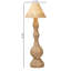Lampe sur pied Arlette en rotin naturel