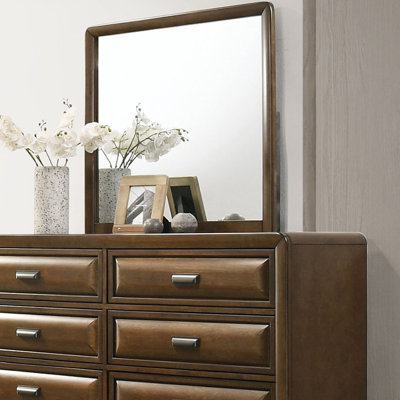 Miroir transitionnel l 40,4 ", brun / gris clair