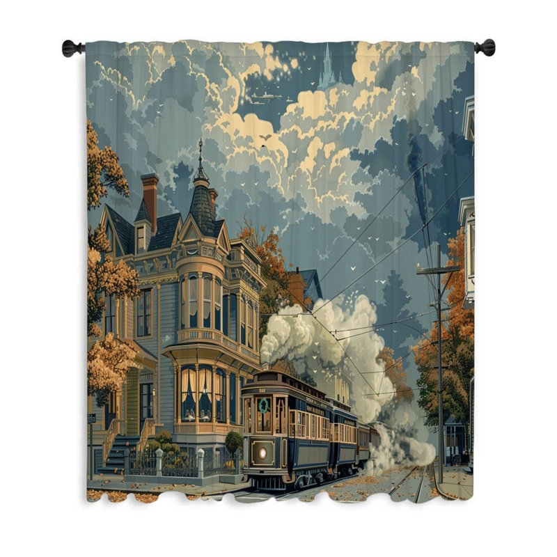 Jasy Sheer Curtain Single Panel, 50" W x 84" L