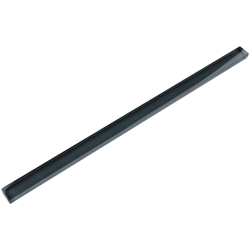 Carrelage en verre 12 "x 0,5", Gris foncé