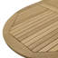 6 - Person Solid Wood Patio Dining Set Round Table