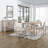 Coleson Oak Solid Wood Base Dining Table