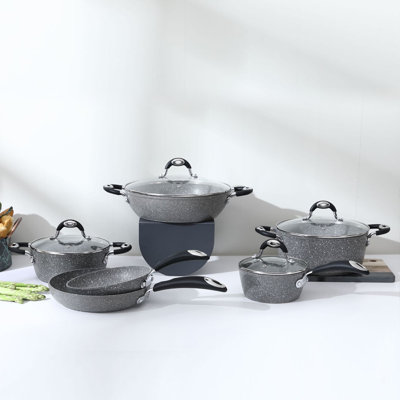 Grimaldi Granite 6 Pieces Cookware Set