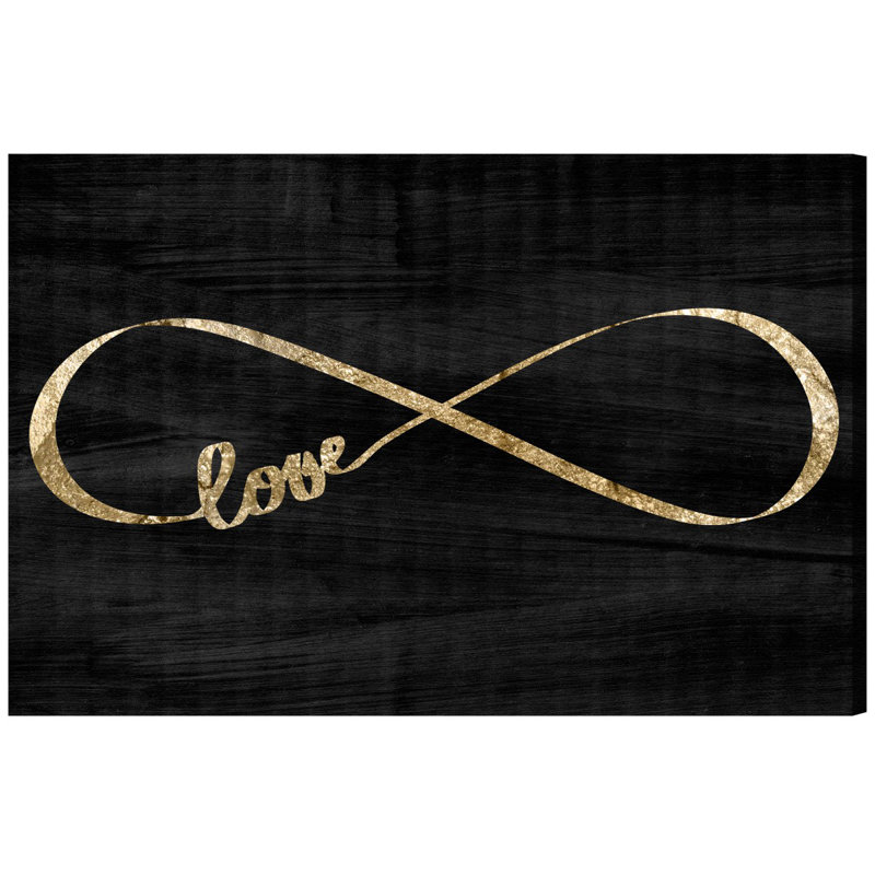 Sparkle Night - reproduction d'art textuel sur toile tendue, H 10 po x l 15 po, Toile tendue