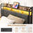 Bed Frame, Storage Headboard With Charging Station, Solid And Stable, Noise Free, No Box Spring Needed, Easy Assembly-1948733126