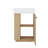 21.6" Stylish Bathroom Vanity Featuring Ceramic Sink