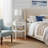 Foley White 1-Drawer Nightstand-2087115263