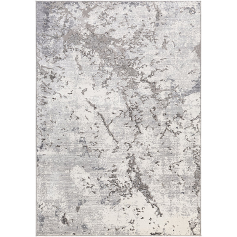 Barraza Abstract Indoor Rug, Rectangle 5'2" x 7'