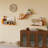 Eliyah Metal Floating Shelf, Wall Mounted Metal Shelves with Unique Design-1460878962