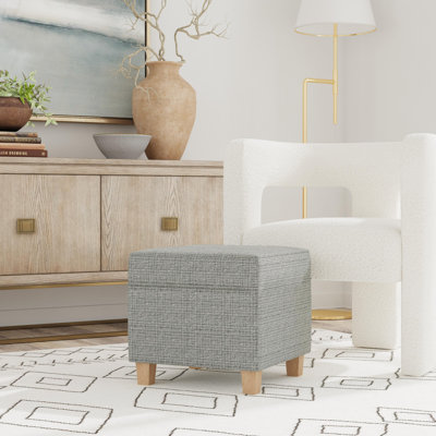 Asha 17.5" Square Storage Ottoman