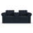 Lockheart 76" Modular Roll Arm 2 Seater Loveseat with Storage Console-126757838