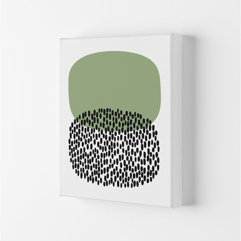 Green And Black Abstract Original - Print, No Frame, 42cm H x 30cm W x 1cm D