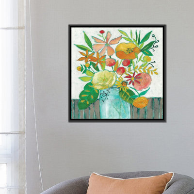 « i », reproduction d’art sur toile Homestead Floral