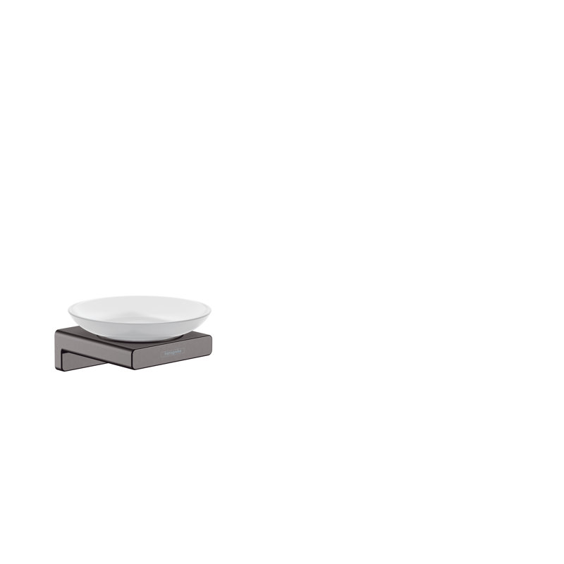 Hansgrohe AddStoris Soap Dish, Brushed Black Chrome