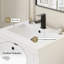 Ensemble de meuble-lavabo simple 24 po avec comptoir en céramique Daum Sharee, 2 tiroirs lisses, robinet-1595769540