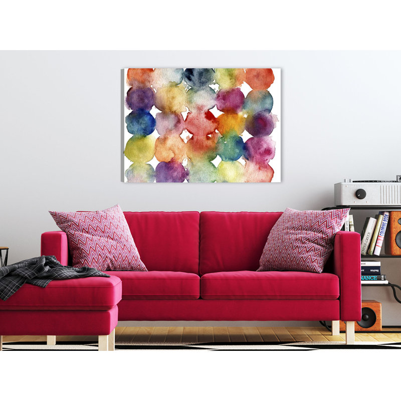 Spectrum Side by Side - Impression sur toile tendue, H 32 po x l 48 po x 1,5 po