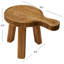 Finition du présentoir rond décoratif rustique en bois de sapin sculpté à la main-94552702